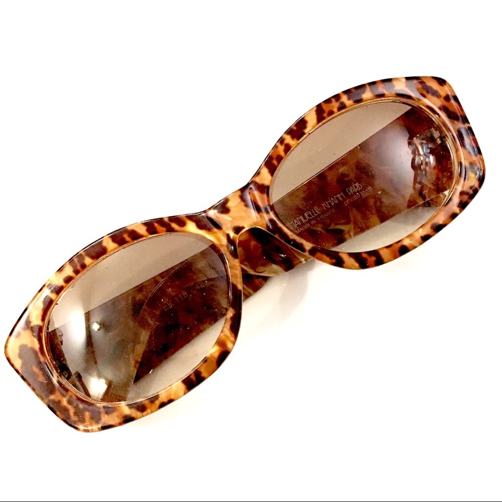 Emanuelle Khahn Tortoise Statement Sunglasses - image 2